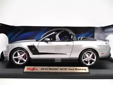 MAISTO - 2010 FORD MUSTANG ROUSH 427R SUPERCHARGED CONVERTIBLE - 1/18 DIECAST