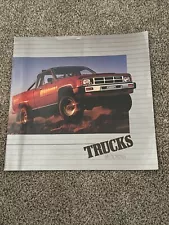 1984 Toyota PIckup Truck Original Car Sales Brochure Catalog