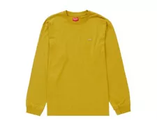 Supreme Small Box Logo Longsleeve Tee M (FW22) Rare Exclusive Dark Yellow