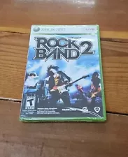 ROCK BAND 2 MICROSOFT XBOX 360 2008 BRAND NEW FACTORY SEALED