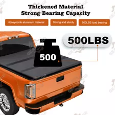 5FT 3-Fold Hard Tonneau Cover For 2005-24 Nissan Frontier Bed Truck Waterproof C