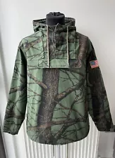 Supreme Mens Field Pullover Overhead Smock Jacket Green Tree Camo Size Large