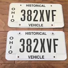 NEW Vintage Ohio 1990's Historical Vehicle License Plate HM25P