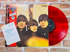 BEATLES FOR SALE EAS-70133 JAPAN Limited Original MONO RED WAX w/OBI Postcard