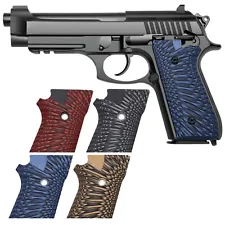 Guuun G10 Grips for Taurus PT92 Grips Starburst Texture PT 92/99/100/101