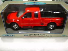 WELLY Red '99 Ford F-150 LARIAT Supercab 4X4 Pickup 1/18 NEW