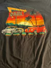 IN n OUt Burger T shirt California Med Car culture Low Rider super clean black