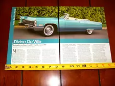 1967 CADILLAC DeVILLE ORIGINAL 2020 ARTICLE