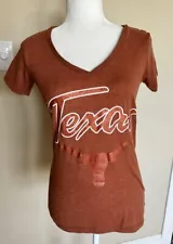 $5 SALE for UT Texas Longhorns T Shirt/ Women’s V-Neck Official Glitter Glam