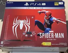 Sony Playstation 4 Pro PS4 Marvel Spider Man Limited Edition 1TB Game Console