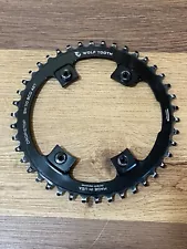 Wolf Tooth 42t 110 BCD Asymmetric 4-Bolt for Shimano Cranks with chainring bolts