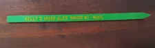 Vintage Swizzle Stick BRODIE MOUNTAIN SKI Green