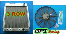 3 row Aluminum Radiator + Fan for 1964-1966 FORD Mustang Falcon Mercury Comet V8 (For: 1966 Mercury Comet)