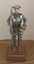 Vintage Don Quixote Statue w/Lance & Book - WoW LQQK Estate Find!! ~9 Inches!!