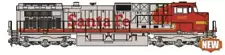 Bachmann Liliput 90910 Gauge G US Diesel Locomotive Dash 9 Santa Fe 625 1:29