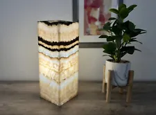 Onyx Lamp / Stone Lamp / Onyx Light / Alabaster Lamp / Table Lamp / Desk Lamp