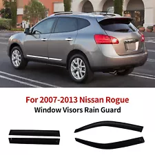 For Nissan Rogue 2007-13 Side Window Wind Visors Sun Rain Guard Vent Deflectors