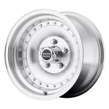 1 New American Racing Ar61 Outlaw I 15x8 5-120.65 Machined Silver Wheel