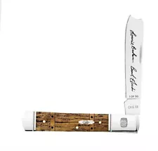 CASE XX KNIVES USA LIMITED EDITION BOURBON BLADES ANTIQUE BARREL BNE RAZOR KNIFE