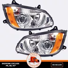 Headlight Pair for Kenworth T170 T270 T370 T470 T440 T660 2008-2016