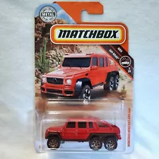 Matchbox Mercedes Benz G63 AMG 6x6 Red #5 MBX Off Road For Sale