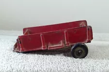 Vintage ARCOR Toys Hard Rubber Red Wagon w/Black Tires 5.25"L