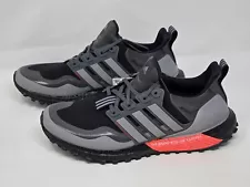 Adidas UltraBoost All Terrain Mens Sz 9 Trail Running Shoe Grey Black Red EG8098