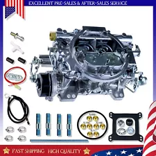 4 Barrel Marine Carburetor Replace Edelbrock 1409 Electric Choke Carb 600 CFM