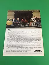 KAWASAKI KZ900 KZ 900 903CC ORIGINAL PRINT AD PRINTED ADVERTISEMENT