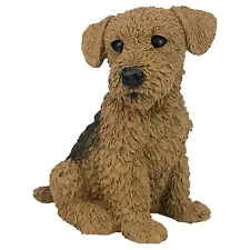 AIREDALE PUPPY STATUE