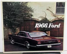 1966 Ford Full Size Sales Brochure Galaxie 500 Custom LTD Revised 1-66