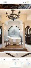 Free standing marble bathtub high end custom!  With luxury feet 
