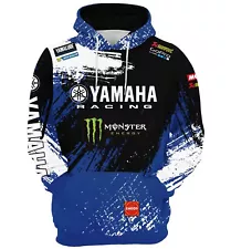 Yamaha Inspired Hoodie Handmade High Resolution Print Fan Sweatshirt Unisex Gift