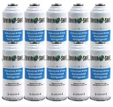 R 134a Refrigerant Replacement Cans- Coldest Refrigerant for Auto - 10 Pack