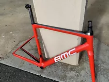 BMC Teammachine SLR 01 Rim Brake Frameset Size 56 Red Team 2019 1 owner