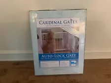 New Cardinal Gates MG-15 Auto-Lock Baby and Pet Gate Adjustable 26”- 40”/29.5”H