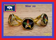 Order of the Eastern Star Ring ~ Size 10 ~ Free Shipping from Wyoming