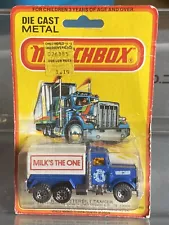 Matchbox No. 56 Peterbilt Tanker Truck Milk's The One - Comes With Protector