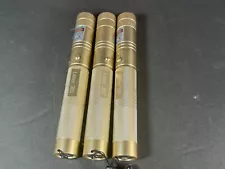 Lazer Green Laser Pointer Pen Astronomy Visible Beam Light Lot Of 3