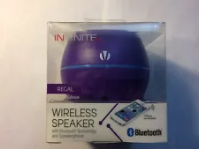 VIVITAR Infinite Bluetooth Wireless Speaker Regal Limited Edition V1322BT-pur-km