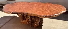 Redwood Burl Coffee Table