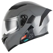 DOT Approved helmet Modular built-in Bluetooth Motorcycle Dual Lens Helmet