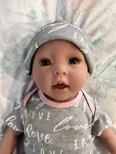 Full Body Silicone Reborn Baby Girl 20” Made by Artist Squiggyspiggys on Etsy