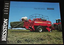 Hesston 4910/4790/4760 baler original sales brochure #HS06217 (03)