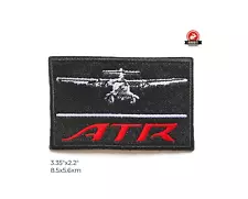 ATR 72 42 Aircraft Embroidered Patch Aviation Pilot Crew Iron On Turboprop