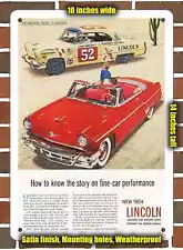 Metal Sign - 1954 Lincoln Capri Special Convertible- 10x14 inches