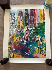 LEROY NEIMAN CHICAGO TRIBUNE BOUL-MICH BICYCLE RACE POSTER 1978