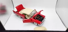 1:24 Franklin Mint 1957 Chrysler 300C Convertible Red w tan interior Rare