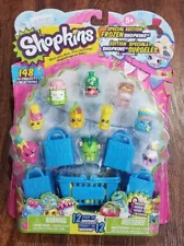 Shopkins Season 1 - 12 Pack with Shopping Basket Grocery Bags Shoppies VHTF Rare