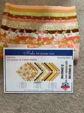 CINNAMON & CREAM by Fig Tree Quilt for Moda Fabric 12 Fat Quarter Bundle Nov '22